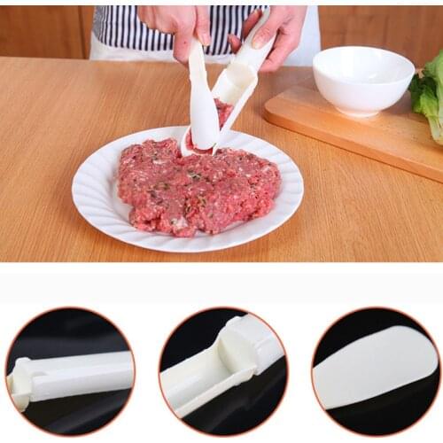DIY Convenient Meatball spoon mold Meatball Maker madine Useful Pattie Fish Beef Meat Balls Burger Sets Kitchen Cooking Tools