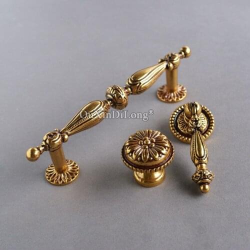 Brand New 2PCS European Antique Furniture Handles Drawer Pulls Cupboard Wardrobe Kitchen Shoe TV Wine Cabinet Pulls Knobs
