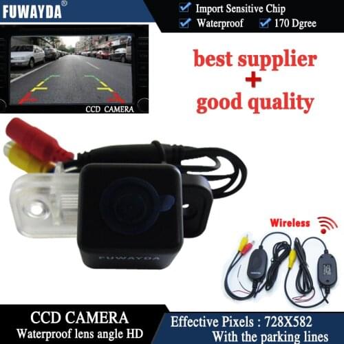FUWAYDA Wireless Color HD CCD Car rear view camera Parking Reversing for Mercedes Benz C Class W203 E-Class W211 CLS W219 W209