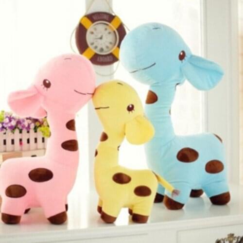 25cm Cute Gift Plush Giraffe Soft Toy Animal Dear Doll Baby Kid Child Christmas Birthday Happy Colorful Gifts 2-4 Years