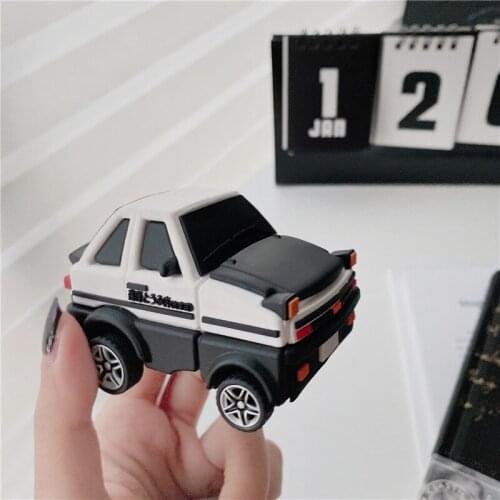 Japan Initial D AE86 3D Super car soft Silicone Case For Airpods 1/2 3 Pro Bluetooth headset Protective Earphone Cover