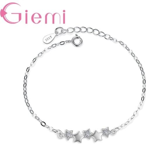 Latest Design 925 SilverSilve Classic Fine Jewelry Clear Cubic Zircon Bangles For Woman Wholesale Fast Shipping