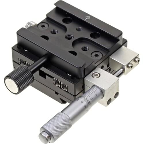 HM-1 single-axis macro-stacking pan/tilt head with an accuracy of 0.01 mm, SWEBO micrometer fine-tuning single-axis pan/tilt