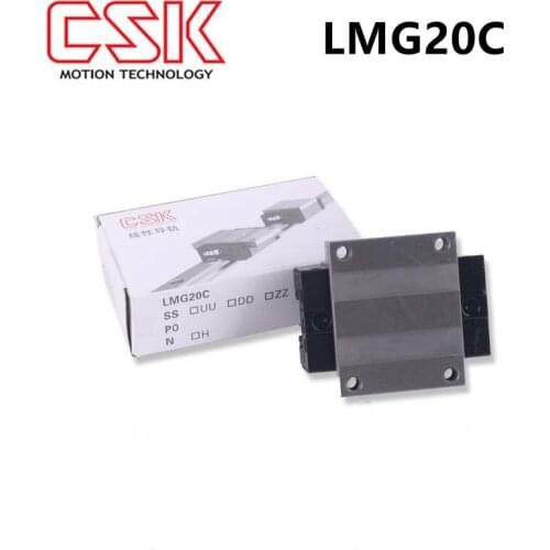 Original Taiwan CSK linear guide block LMG20C Slider Blocks Linear Guideway Carriage
