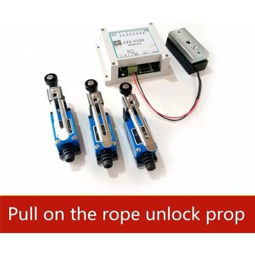 Real life games escape room props Pull rope organ Pull-in order to open the electromagnetic lock escape room game