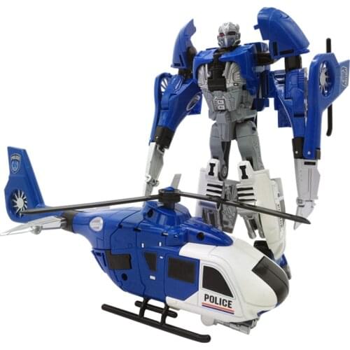 Helicopter Transformation Alloy Deformation Robot 2 In 1 Plane Model Vehicle Boys Toys Gift