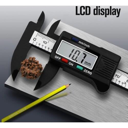 0-100mm Precision Electronic Digital LCD Vernier Caliper Tool Ruler Measuring Tools Gauge Caliber Vernier