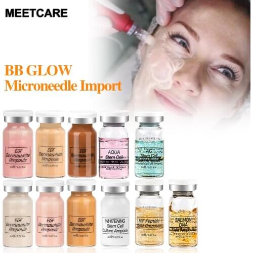 12pcs BB Cream Glow Serum Korean Cosmetics Meso White Brightening Serum Ues For BB Cream Machine Whitening Acne Anti-Aging