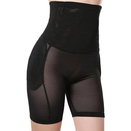 Breathable Tummy Body Shaper Slimming Hip-Lifting Shapers Shorts Women High Waist Shaping Panties