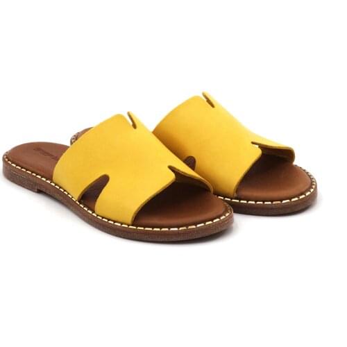 Women Slipper Genuine Leather High Quality Made in Turkey
