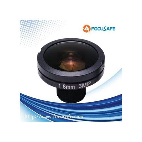 1.8mm MINI IR Fisheye Lens 185 degree with 1/2" format