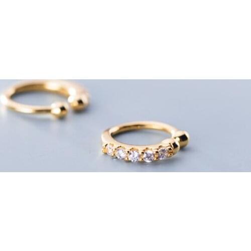 1pair 11mm 100% Real. 925 Sterling Silver Fine Jewelry cz zirconia set aaa+ ROUND Clip on earrings (NO pierced) gtle2751