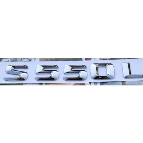 20pcs ABS S 5 5 0 L Car Trunk Emblems Styling Stickers 2014 2015 2016