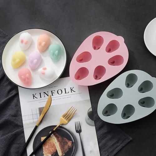 3D Rabbit Bunny Silicone Mold Mousse Dessert Mold Cake Pastry Tools Pudding Candy Chocolate Making Mould Tools