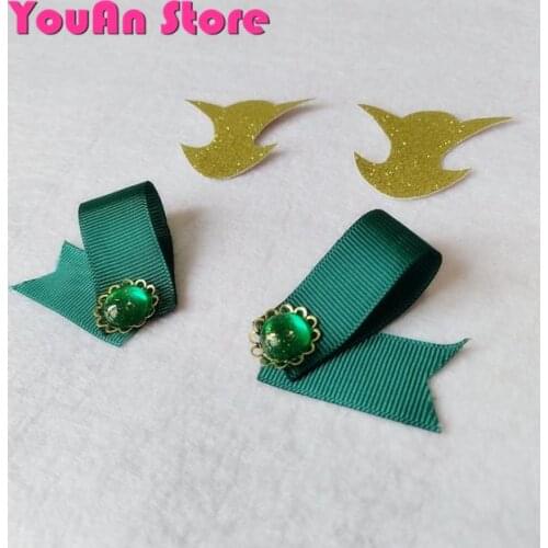 Game Genshin Impact Venti cosplay shoes' accessories bow Hand-Making