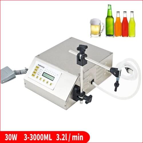 3-3000ML High Quality Liquid Beverage Liquid Filling Machine Digital Control Panel Oil Perfume Milk Vial Filling Machine