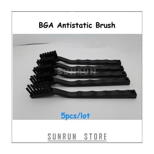 Free Shipping 5pcs/lot cheapest BGA Antistatic Brush, ESD Brush, anti static hairbrush, BGA toothbrush, Hot Sale