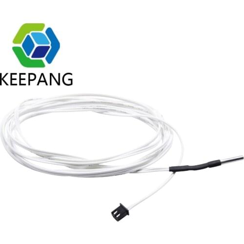 HT-NTC100K 3D Printer Thermistor Temperature Sensor for High Temperature Filament B3950 Thermistor For 1M 2M XH2.54-2P