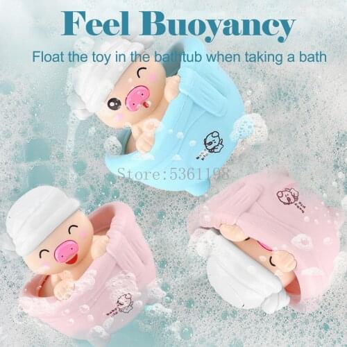 Baby Bathing Toy Animal Cute Cartoon Pig Water Spray Sprinkler Classic Baby Water Toy Infant Swim Clockwork Kids Shower Toys