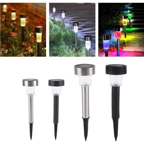 6pcs Solar Led Light Outdoor Solar Power Lantern Waterpoof Garden Decoration Light for Pathway Yard Lawn Sunpower Lamp Christmas