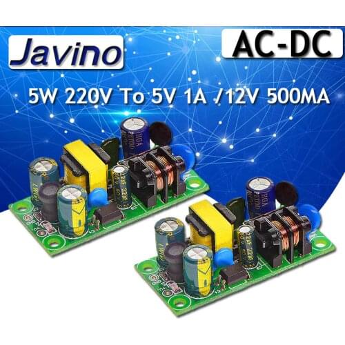 AC-DC Isolated Switch Power Supply Module Converter 5W 220V To 5V 1A /12V 500MA switching power supply Power supply module