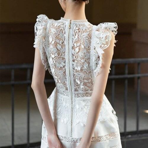 JINGZHI White Summer Dresses