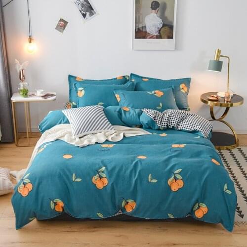 3-4pcs Brief bedding set cute bed set Sheet, Pillowcase & Duvet Cover Sets Grade A Polyester / Cotton