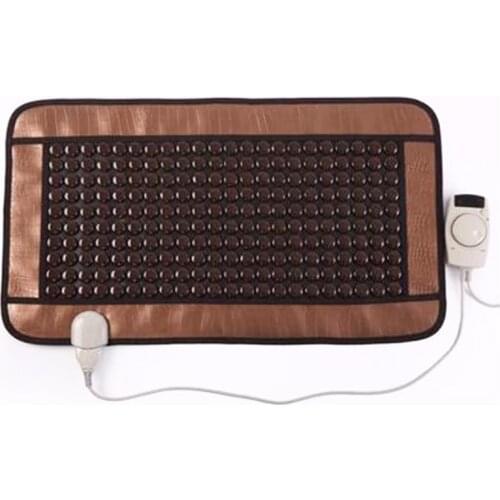 45 x80cm warm germanium stone physiotherapy pad ms tomalin electric heating jade sofa cushion tourmaline body massager