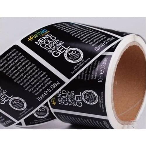 Fancy custom adhesive sticker waterproof label, durable sticker, sunproof label, roll label stickers