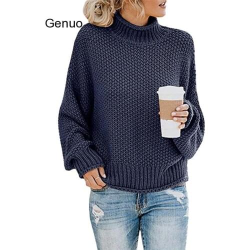 Women Sweaters and Pullovers Long Sleeve Knitted Loose Pullover Ladies Fall Sweater Fashion New