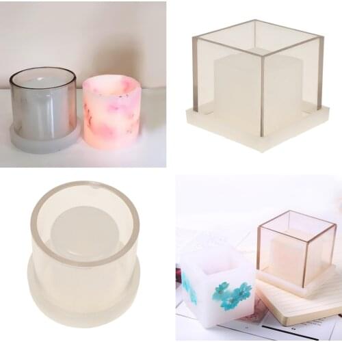 Hollow Shaped Candle Making Mould Craft Molds DIY Scented Candle Containers
