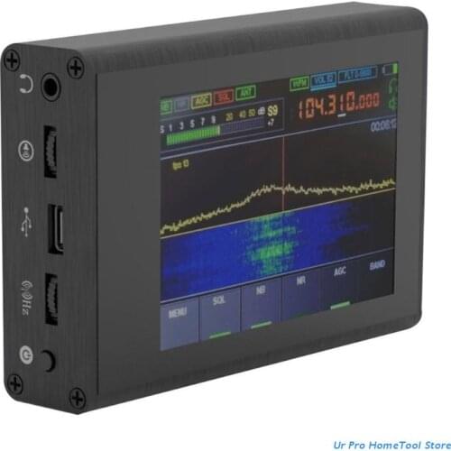 50KHz-200MHz Malachite SDR Shortwave Radio Malahit DSP 3.5 Inch Press DSP SDR HAM Receiver Radio Noise Rreduction M17E