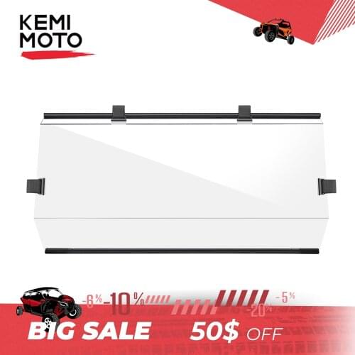 2021 RZR PRO XP Rear Windshield UTV KEMIMOTO Clear Rear Window 2020 2021 for Polaris RZR PRO XP 2 Seater