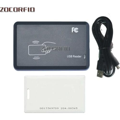 15 style output format RFID Reader USB Port EM4100 TK4100 125khz ID Contactless Sensitivity Smart access control reader