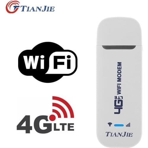 TianJie 3G WCDMA 4G FDD LTE USB Wifi Modem Router Network Adapter Dongle Pocket WiFi Hotspot Wi-Fi Routers 4G Wireless Modem