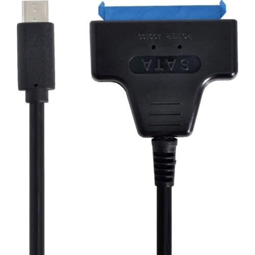 Chenyang USB 3.1 Type C Male to SATA 22 Pin 2.5" Hard Disk Driver SSD Cable Adapter for Laptop