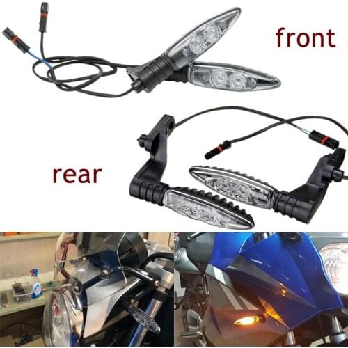 Amber Front Rear LED Indicator Turn Signal Lights For BMW R1200 GS R S S1000XR K1200R K1300R F650GS F700GS F800 GS Motorcycles