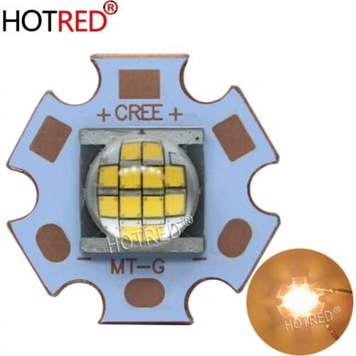 1PCS Cree MT-G MTG LED Warm White 18W~24W 3000K DC36V LED Light for spot light on 20mm Copper PCB