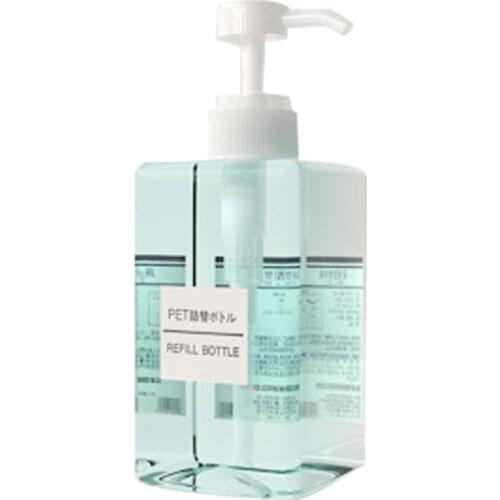 450ml Refillable Bottle Press Pump Shampoo Lotion Cosmetic Liquid Container Refillable Bottle