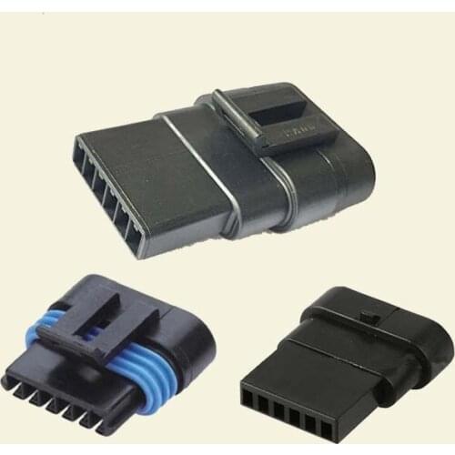 12066317 12162 PA66 150.2 Sealed Female Male 6 Pin TPS Flat Accelerator wire harness Connector for Delphi