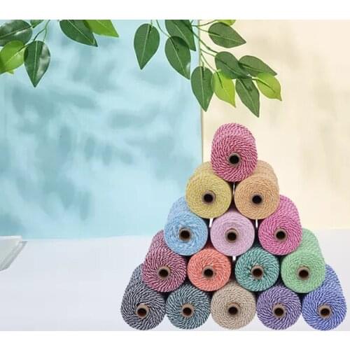 3mm bakers cotton string for home decoration wall decoration Handmade craft DIY Christmas gift wrapping gift wrap 110yards