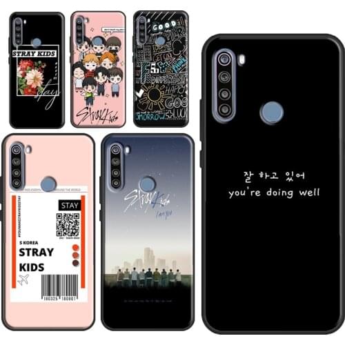 KPOP Stray Kids Case For Xiaomi Redmi Note 10 7 8 9 Pro Note 8T 9S Fundas For Redmi 9T 9C 9A 8A K40 Cover