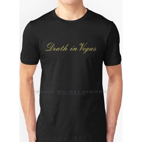 Death In Vegas T Shirt 100% Pure Cotton Death In Vegas Death In Vegas Logo British Band Electronic Dance House Psychedelic