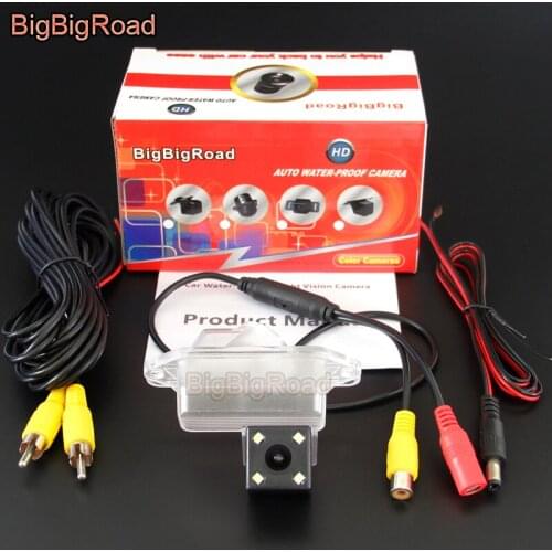 BigBigRoad Car Rear View Parking CCD Camera For Mitsubishi Evolution X Outlander Pajero IO Grandis MPV Night Vision Waterproof