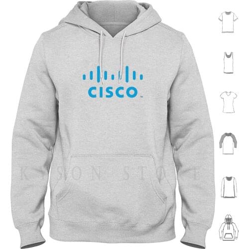 Cisco Systems Logo Merchandise Hoodie Long Sleeve Cisco Systems Logo Cisco Systems Logo Gift Cisco Systems Logo