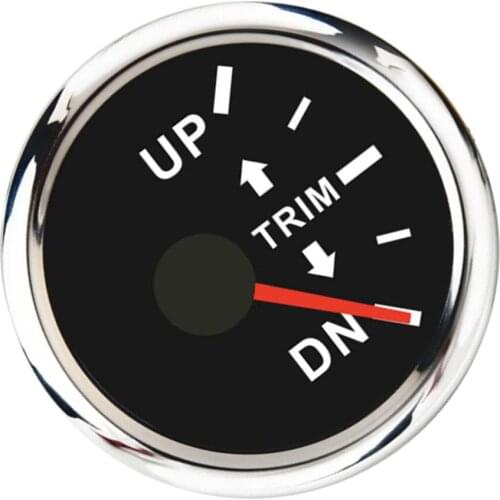 Trim Gauge, Waterproof Anti-fog Boat Marine Trim Tilt Gauge - Right Display