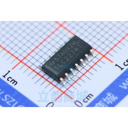 1/PCS Tlc22741 tlc2274idr Ti sop-14 original brand new operational amplifier chip