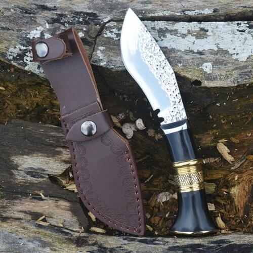 Sharp KARAMBIT Outdoor Tactical Survival Knife Pocket Fixed Blade Knives Wilderness Camping Tool Field Self Defense EDC Tanto