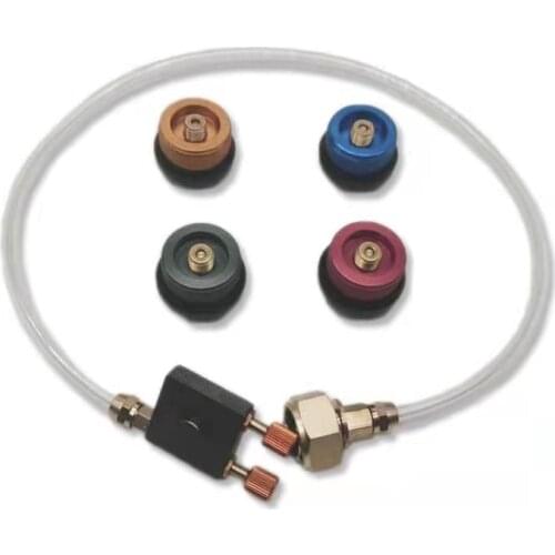 Outdoor Camping Gas Stove Propane Refill Adapter With Pressure Relief Valve Gas Tank Inflatable Valve For Stove Accessories