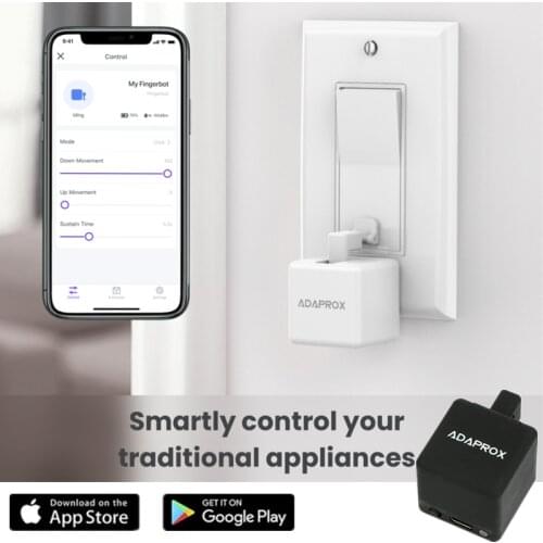 Open/Close Switch Adaprox Fingerbot The Smallest Robot Smart Life/TUYA/ Adaprox APP Smart Mechanical Arms For Alexa Google Home